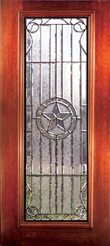 Stained glass windows, Beveled glass doors, Leaded glass doors, Exterior Doors - Austin