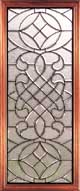 Custom Beveled Glass Inserts - Washington