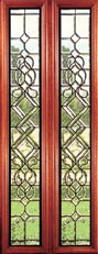 Leaded Glass Inserts - Manchester